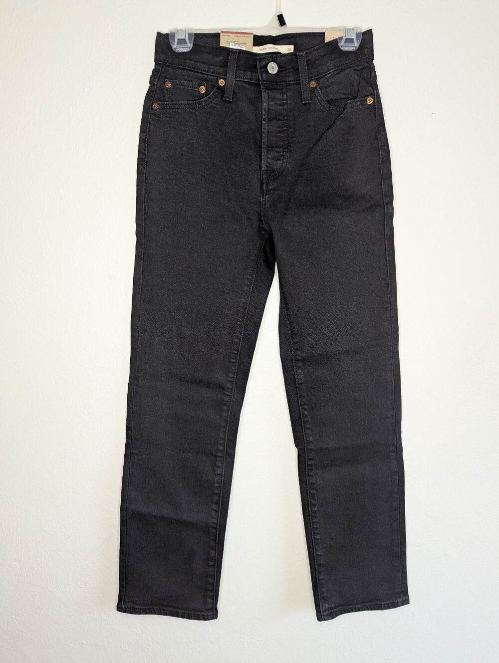 NWT Levi's Women's Wedgie Straight Button Fly Jeans Size 26x28